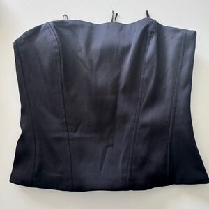 Wilfred Black Strapless Dress